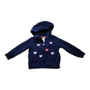 Carter's Heart Full-zip Hoodie 12M